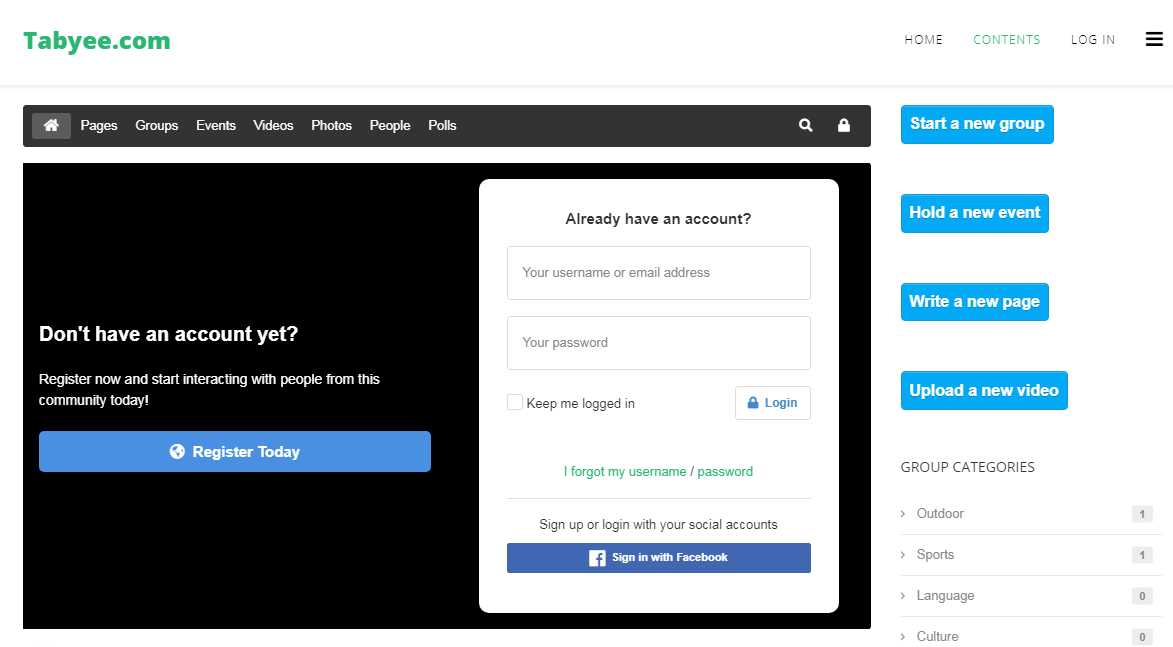 login